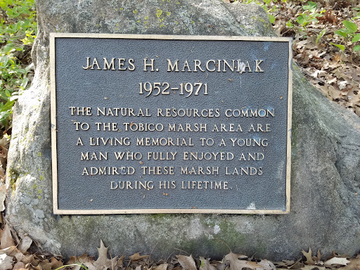 James H. Marciniak 1952-1971 The natural resources common to the tobico marsh area are a living Memorial to a young man who fully enjoyed and admired these marsh lands during his lifetime.