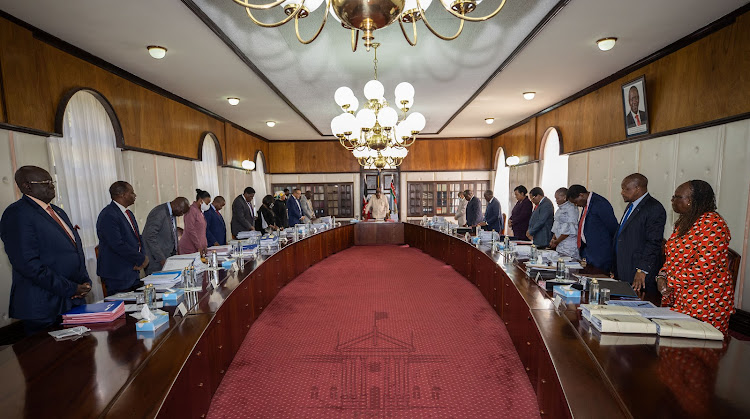 The Cabinet meeting discussed a number of issues at State House, Nairobi.