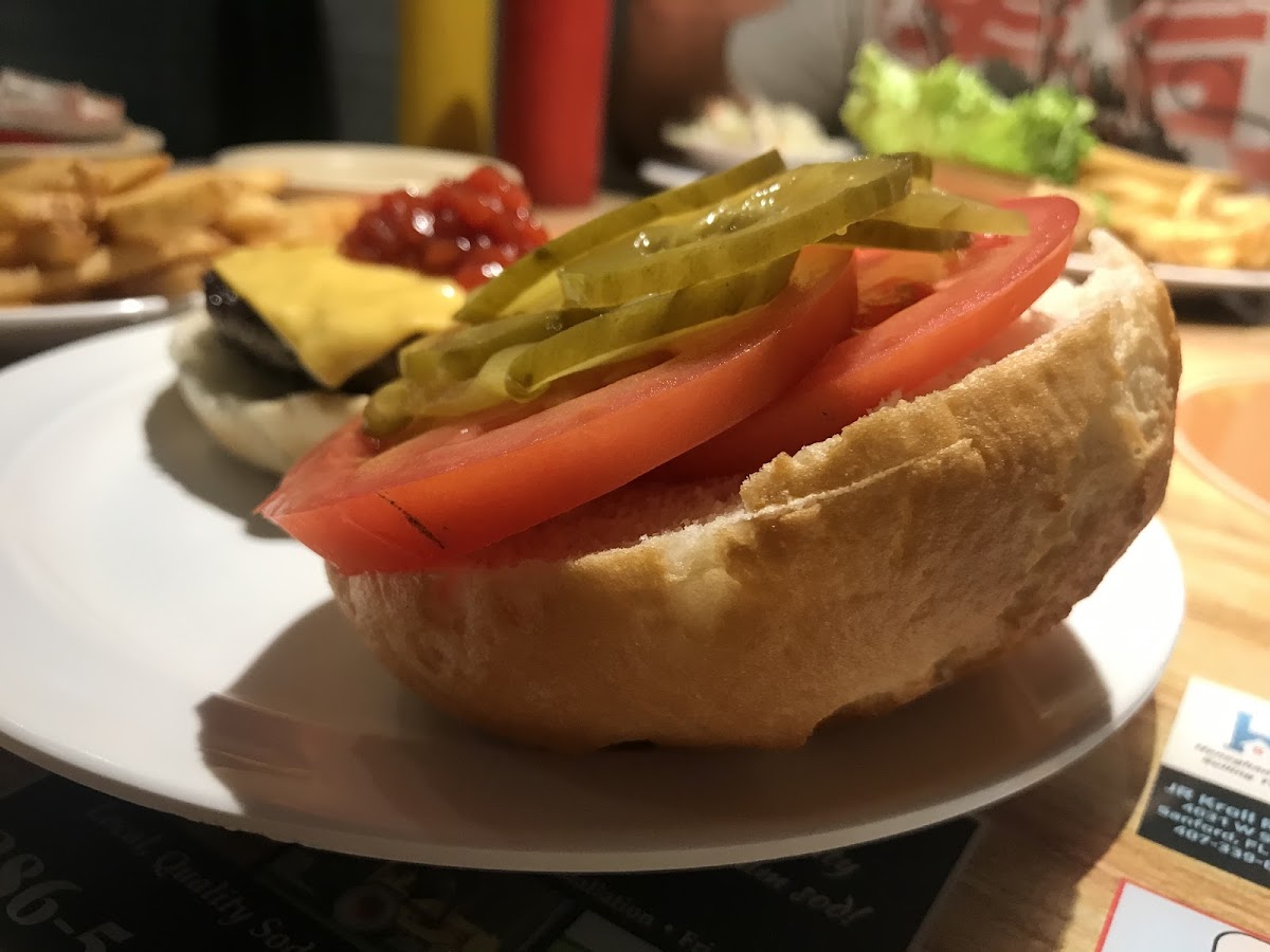 Gluten-Free Burgers at Debary Diner