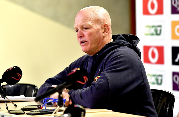 Stormers coach John Dobson during a press conference in May.