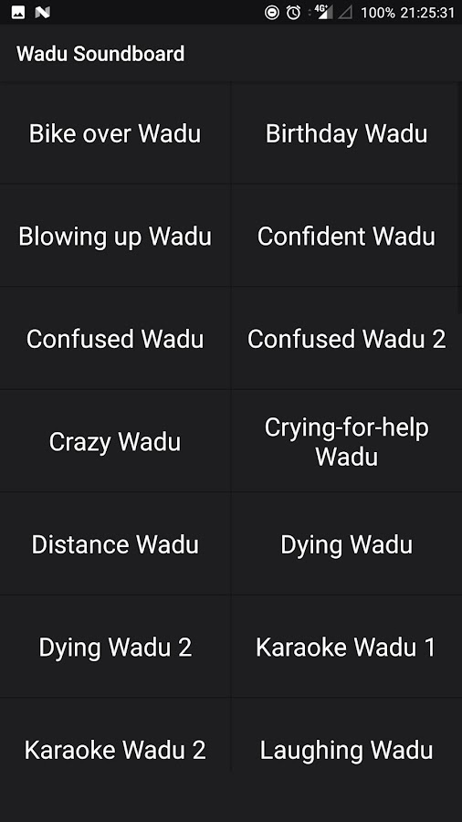 Wadu Soundboard — приложение на Android