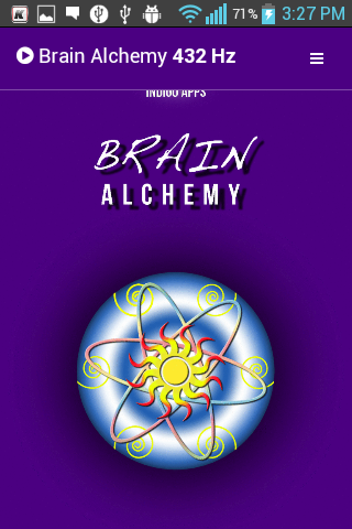 Android application Brain Alchemy 432 Hz screenshort