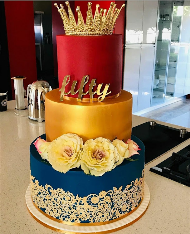 Connie Ferguson's birthday cake.