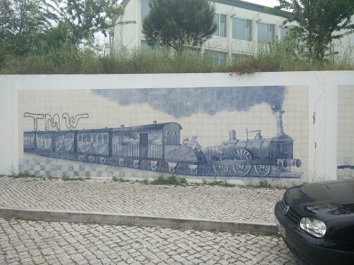 Mural Da Locomotiva A Vapor