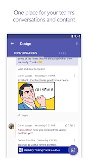 Microsoft Teams Business app for Android Preview 1