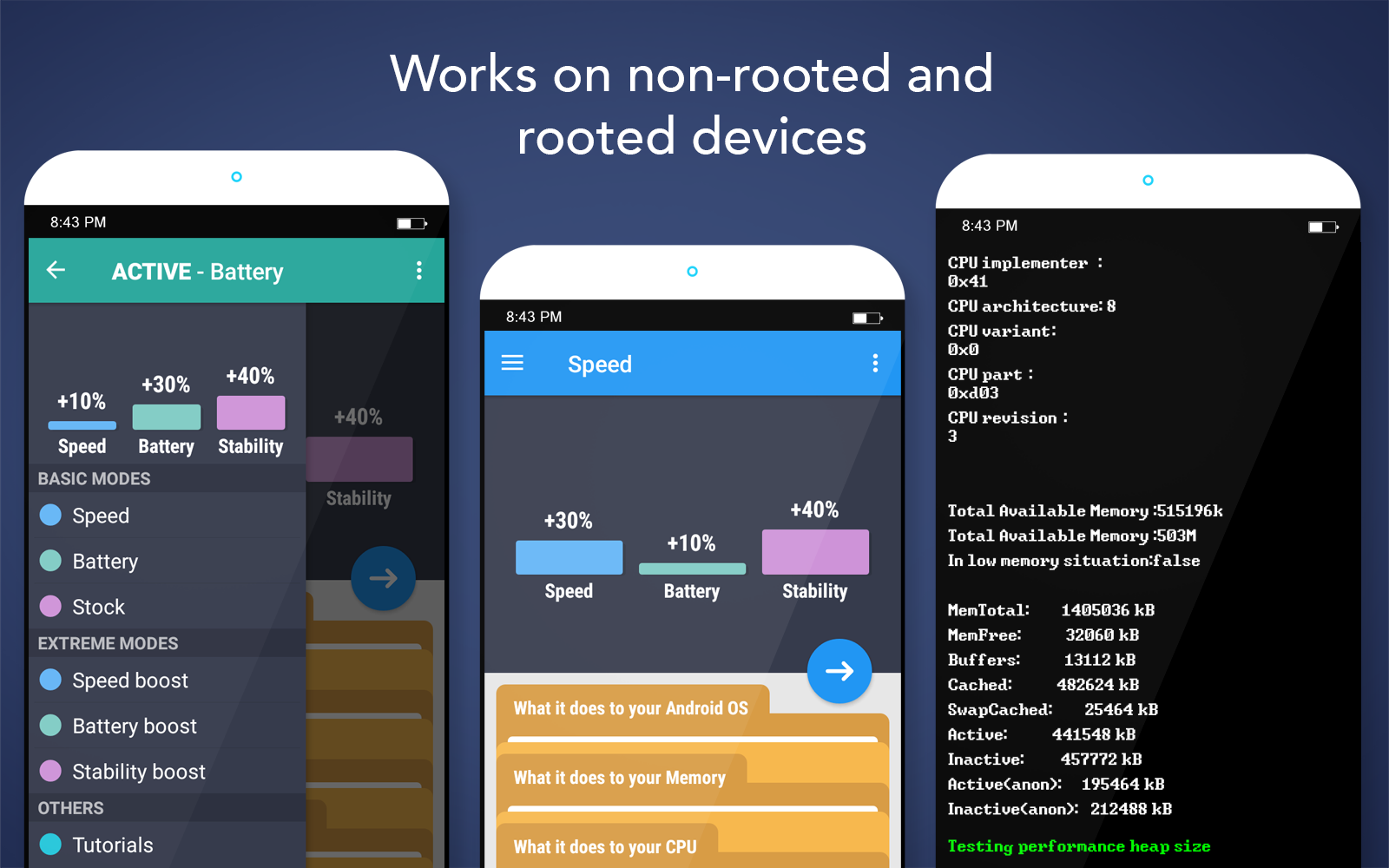 Android application Root Booster screenshort