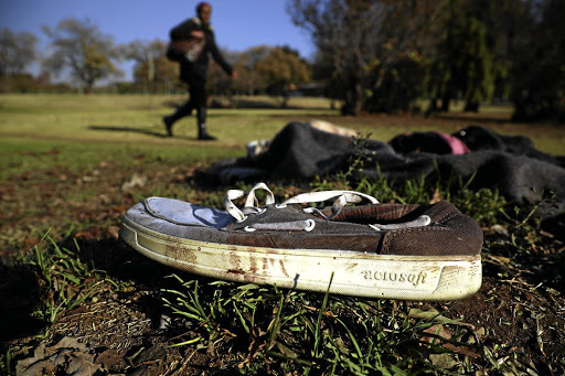 The belongings of one of the people believed to have been killed by a serial killer in Pretoria.