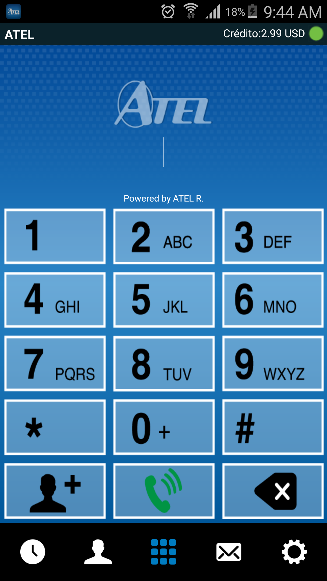 Android application Atel iLimitado screenshort