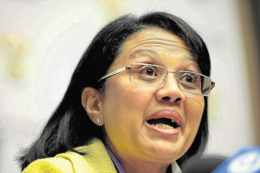DENIAL: Agriculture Minister Tina Joemat-Pettersson