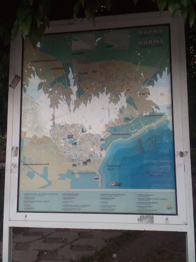 Карта на Варна