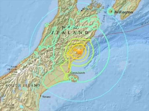 A powerful earthquake has struck New Zealand's South Island. AGENCIES