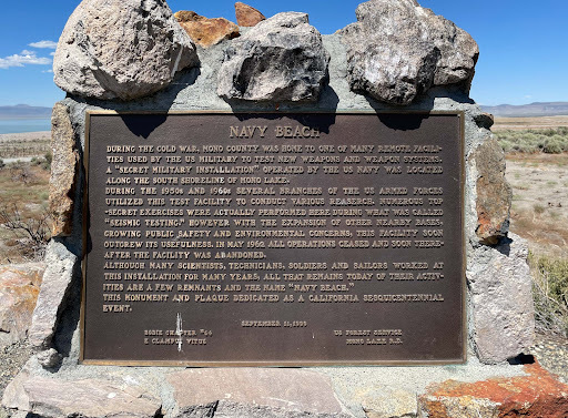 Navy Beach During the Cold War, Mono County was home to one of many remote facilities used by the US Military to test new weapons and weapons systems. A "secret military installation" operated by...