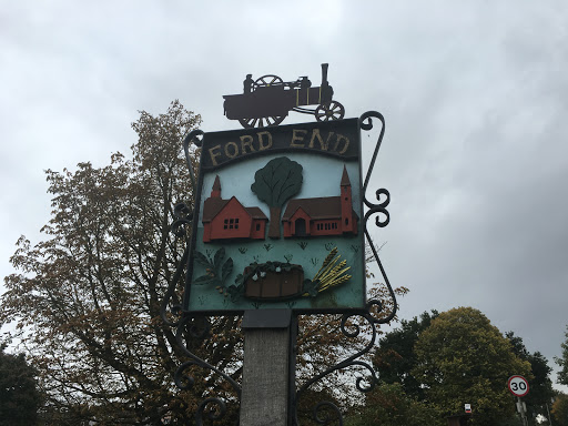 Ford End Town Sign