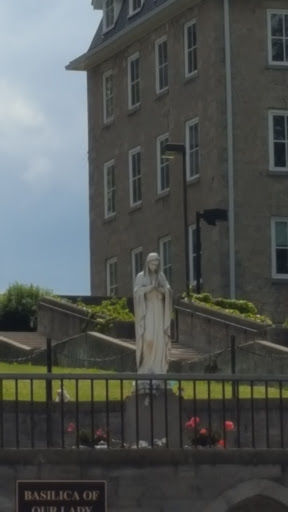 Statue of Mary Praying, Church