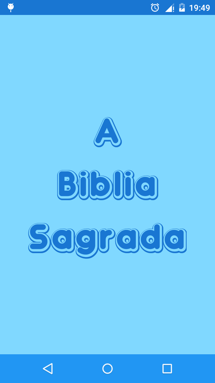 Android application Biblia Sagrada Evangelica JFA screenshort