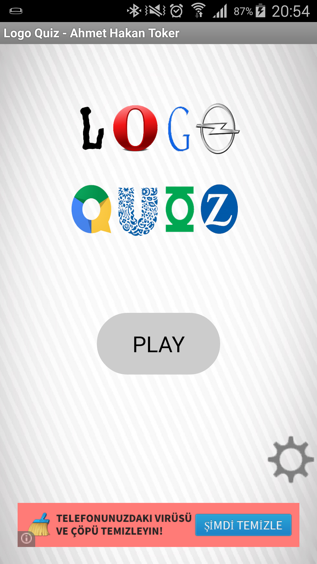 Android application Logo Quiz screenshort