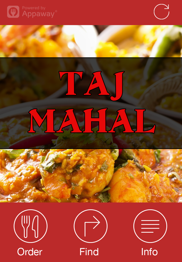 Android application Taj Mahal Tandoori, Dreghorn screenshort