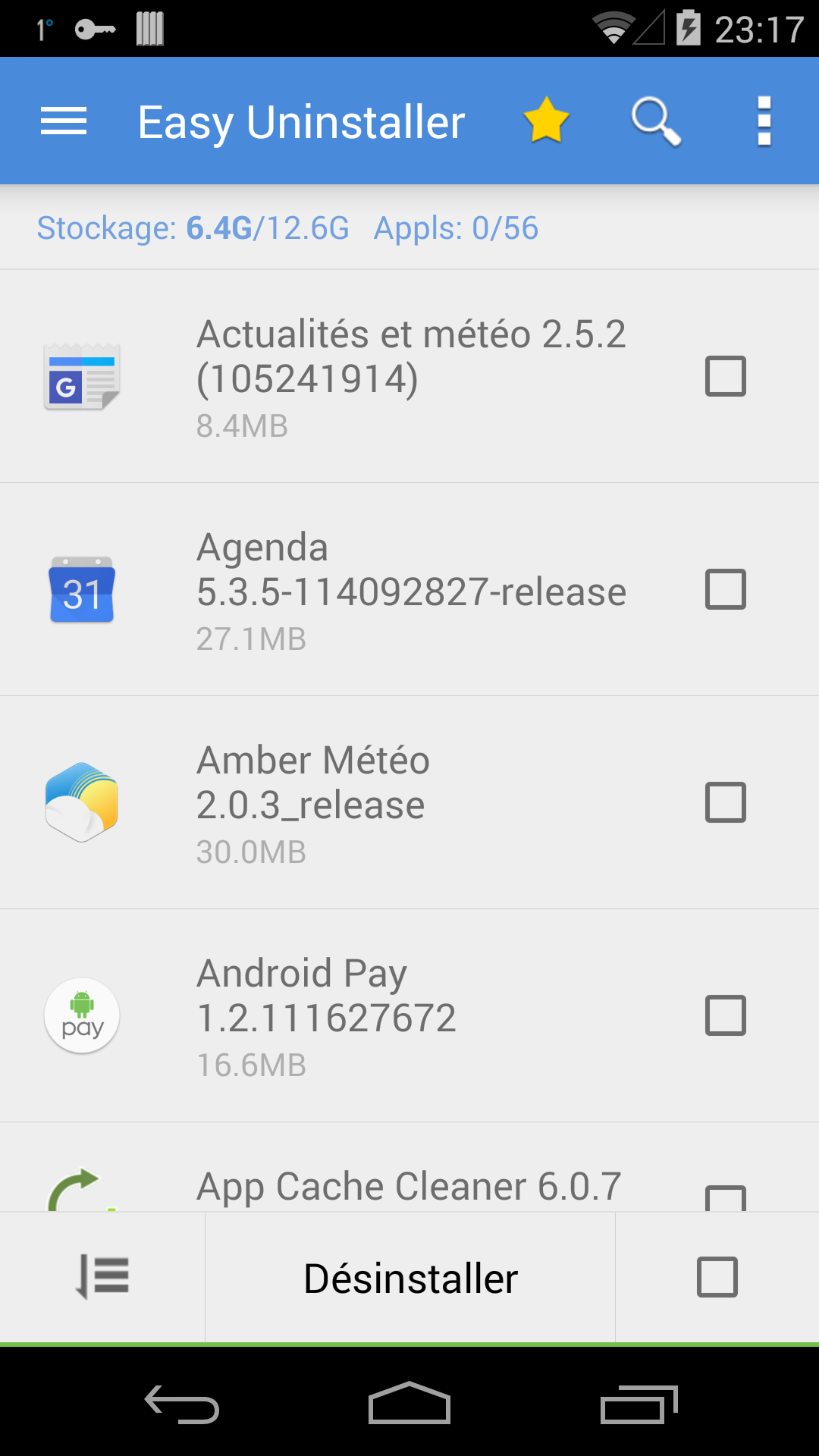 Android application Easy Uninstaller App Uninstall screenshort