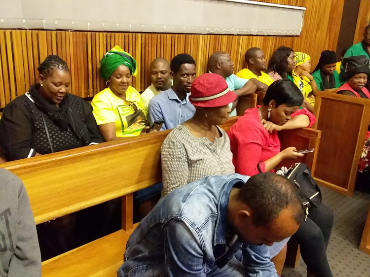 The public gallery at the Kagiso Magistrate's Court was full ahead of the expected appearance of the man accused of murdering Soweto siblings Elam Ndibi, 9, and her brother Muzi, 8, on Monday.