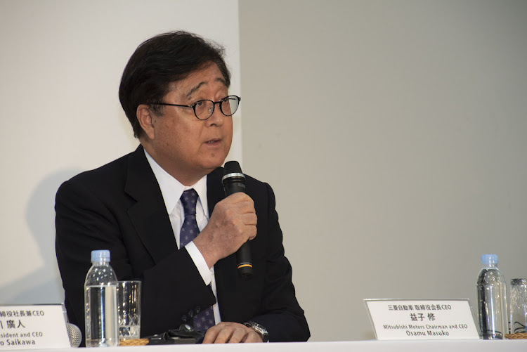 Osamu Masuko is stepping down as the CEO of Mitsubishi Motors