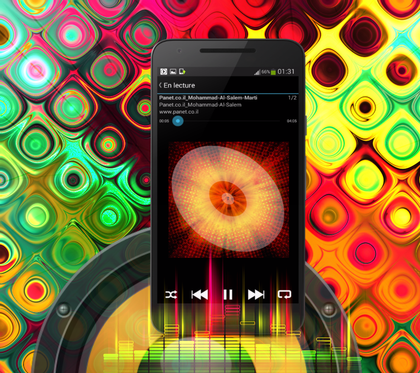 Android application Mp3 player For Audio Music screenshort