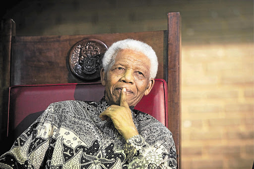 Former president Nelson Mandela. File photo.