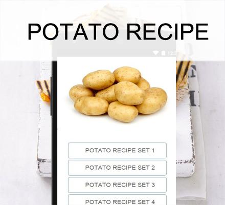 Android application Potato recipes screenshort