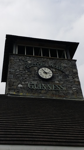 Peacocks Hotel Guiness Clock Tower