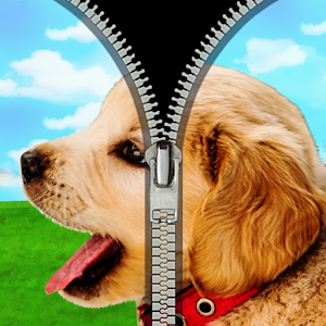 Download fake zipper lock screen puppy For PC Windows and Mac