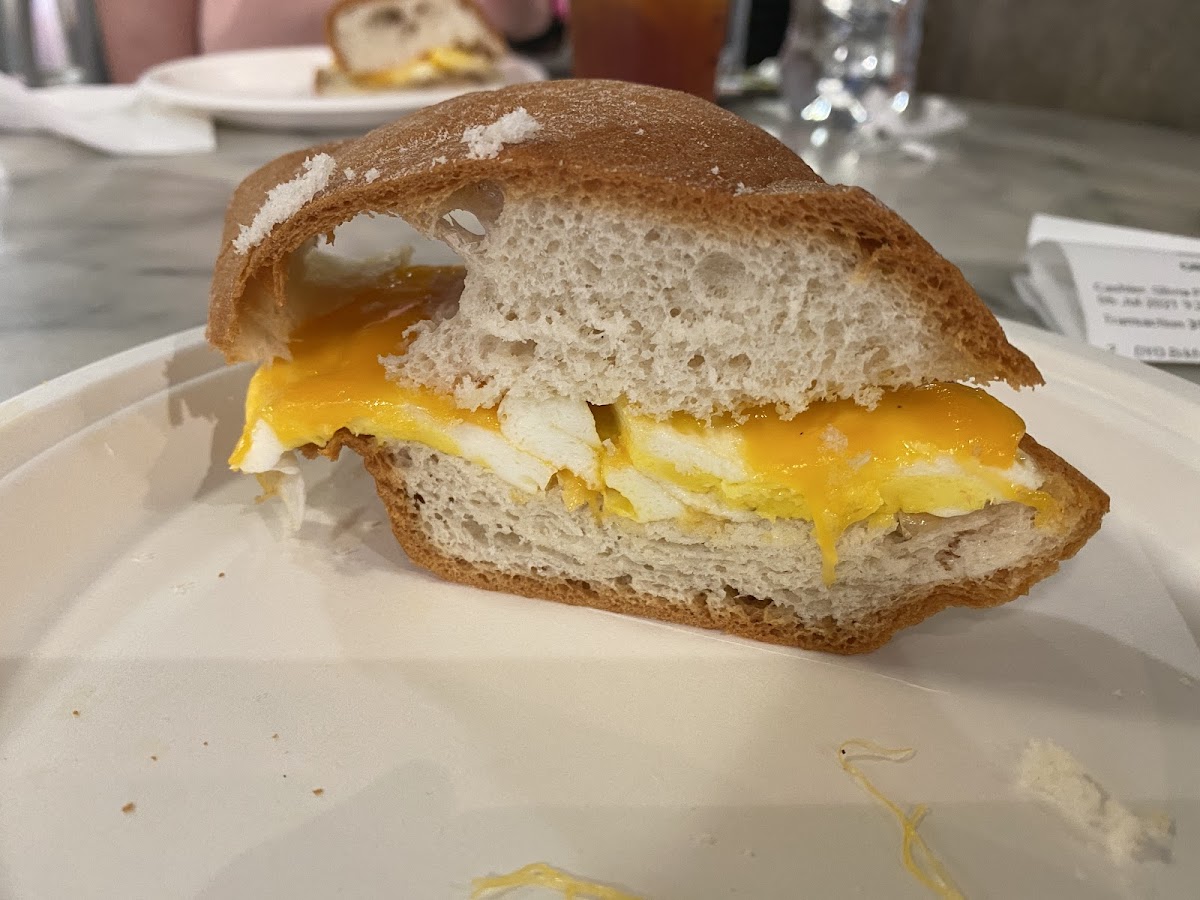 Gluten-Free Breakfast Sandwiches at Caviar & Bananas