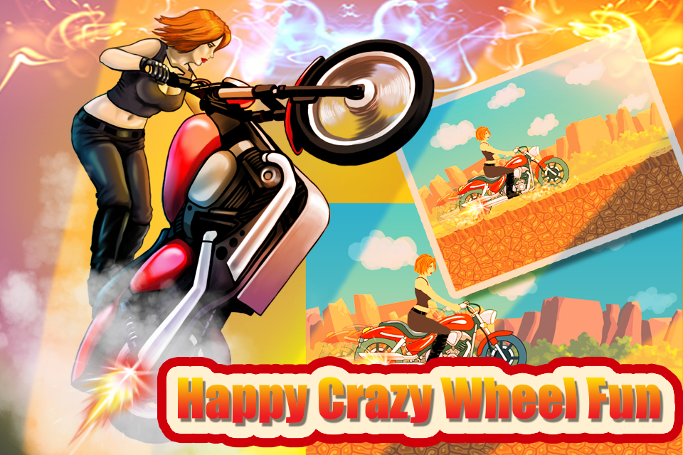 Android application Hot MotorBike Girl Kill Race screenshort