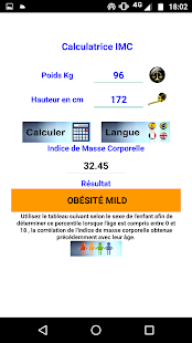 IMC (CORPOTAL MASS INDEX) Screenshot