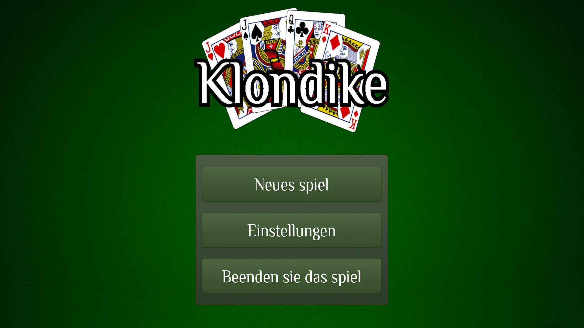 Android application Klondike Solitaire screenshort