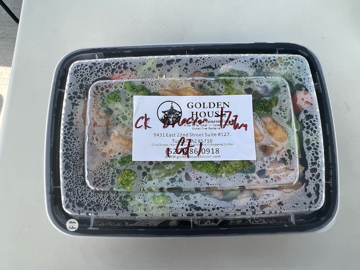 To Go Order - Marked GF