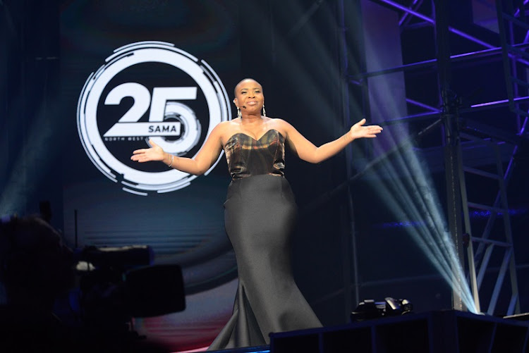 Hulisani Ravele hosted the 25th SAMA awards non-broadcast event held at Sun City on Friday.