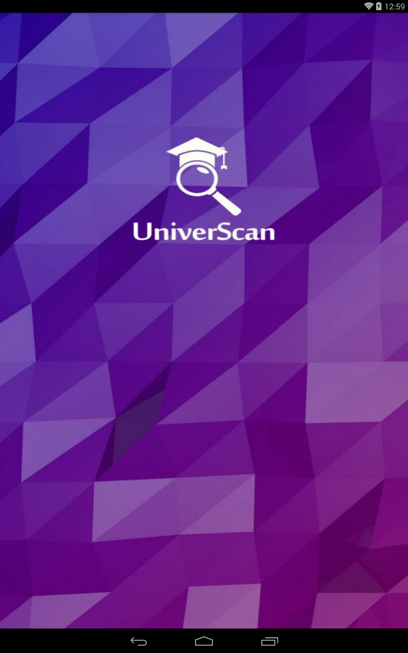 Android application UniverScan screenshort