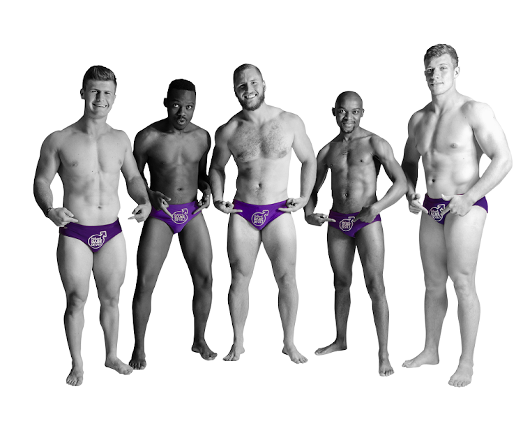 The purple briefs worn by men who participate in the prostate cancer awareness event, Daredevil Run