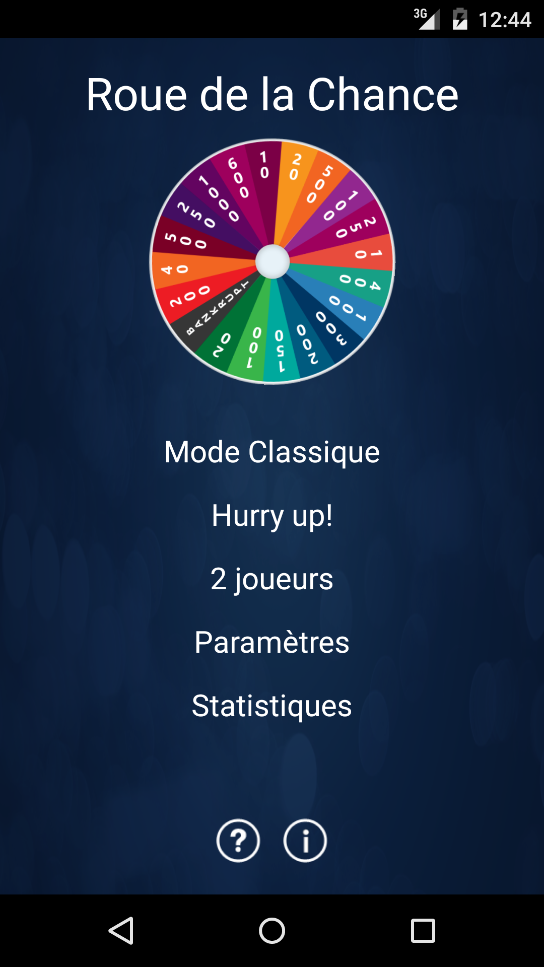 Android application Roue de la Chance (Français) screenshort