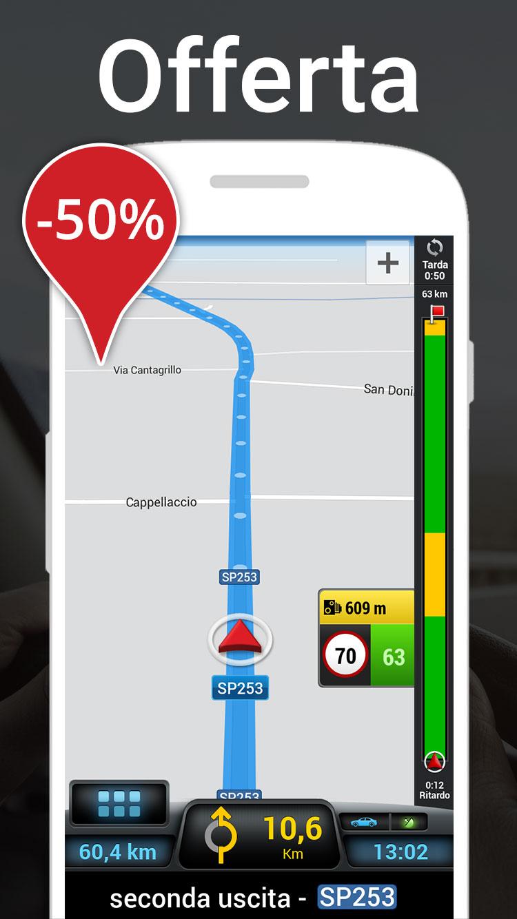 Android application CoPilot Europe Navigation screenshort