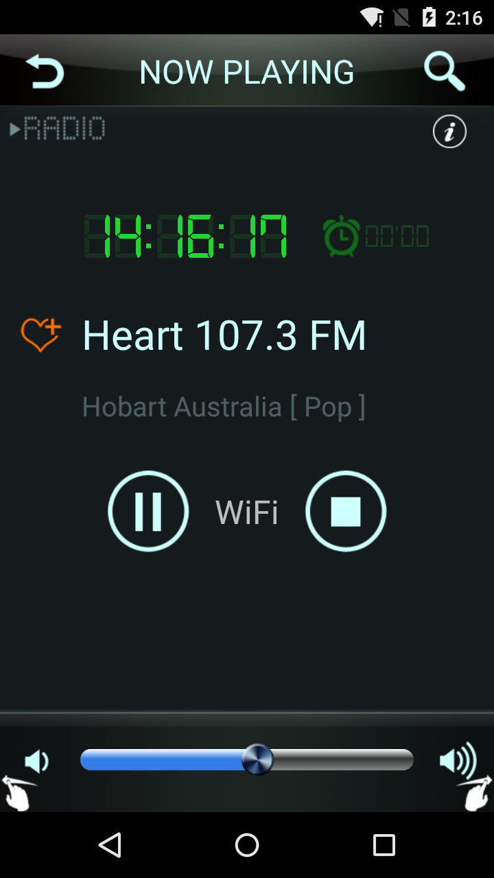 Android application Radio UK screenshort