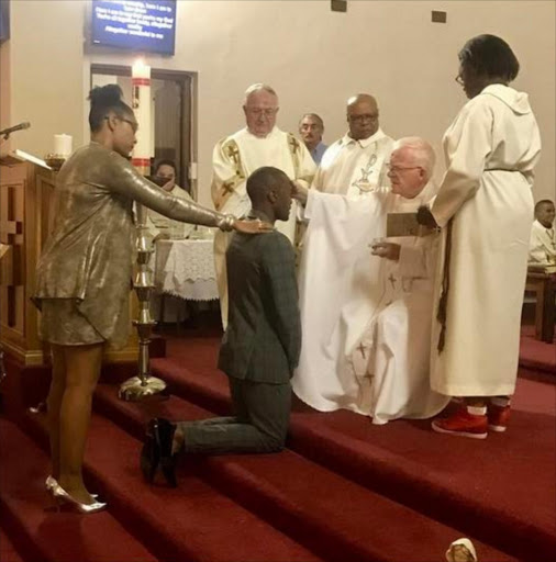 Bernard Parker got baptised and confirmed this past weekend.
