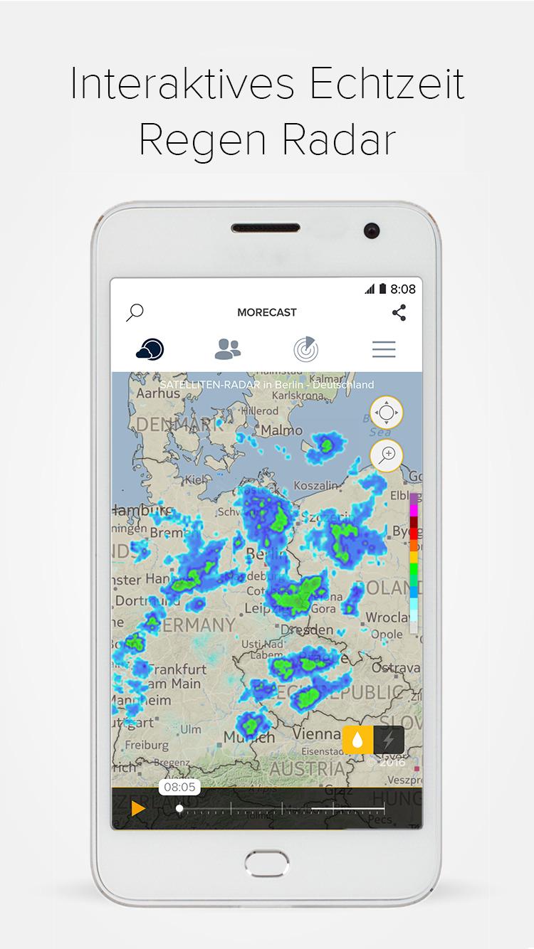 Android application Weather Forecast, Radar & Widget - Morecast screenshort