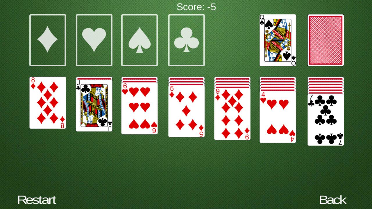 Android application Solitaire Classic screenshort
