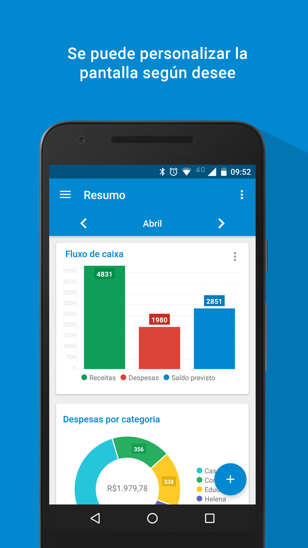 Android application My Finances - Bill Reminder screenshort