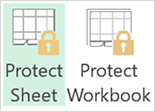Sheets protected (appear with lock) in 2013  version. 