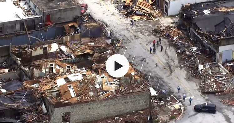 Aerials show devastation from Oklahoma's deadly tornadoes.