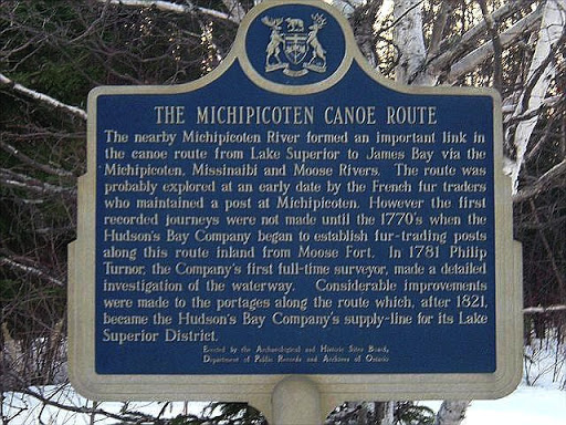 The nearby Michipicoten River formed an important link in the canoe route from Lake Superior to James Bay via the Michipicoten, Missinaibi and Moose Rivers. The route was probably explored at an...