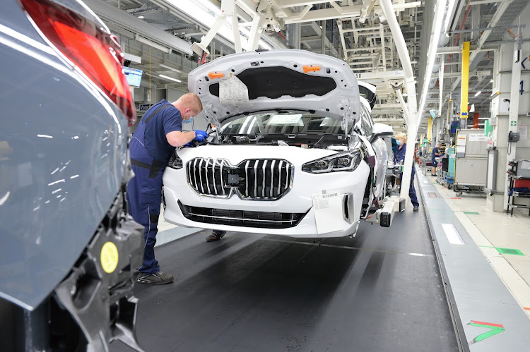 BMW announced on Tuesday that it had halted the export of cars to Russia and would stop production on the ground there.