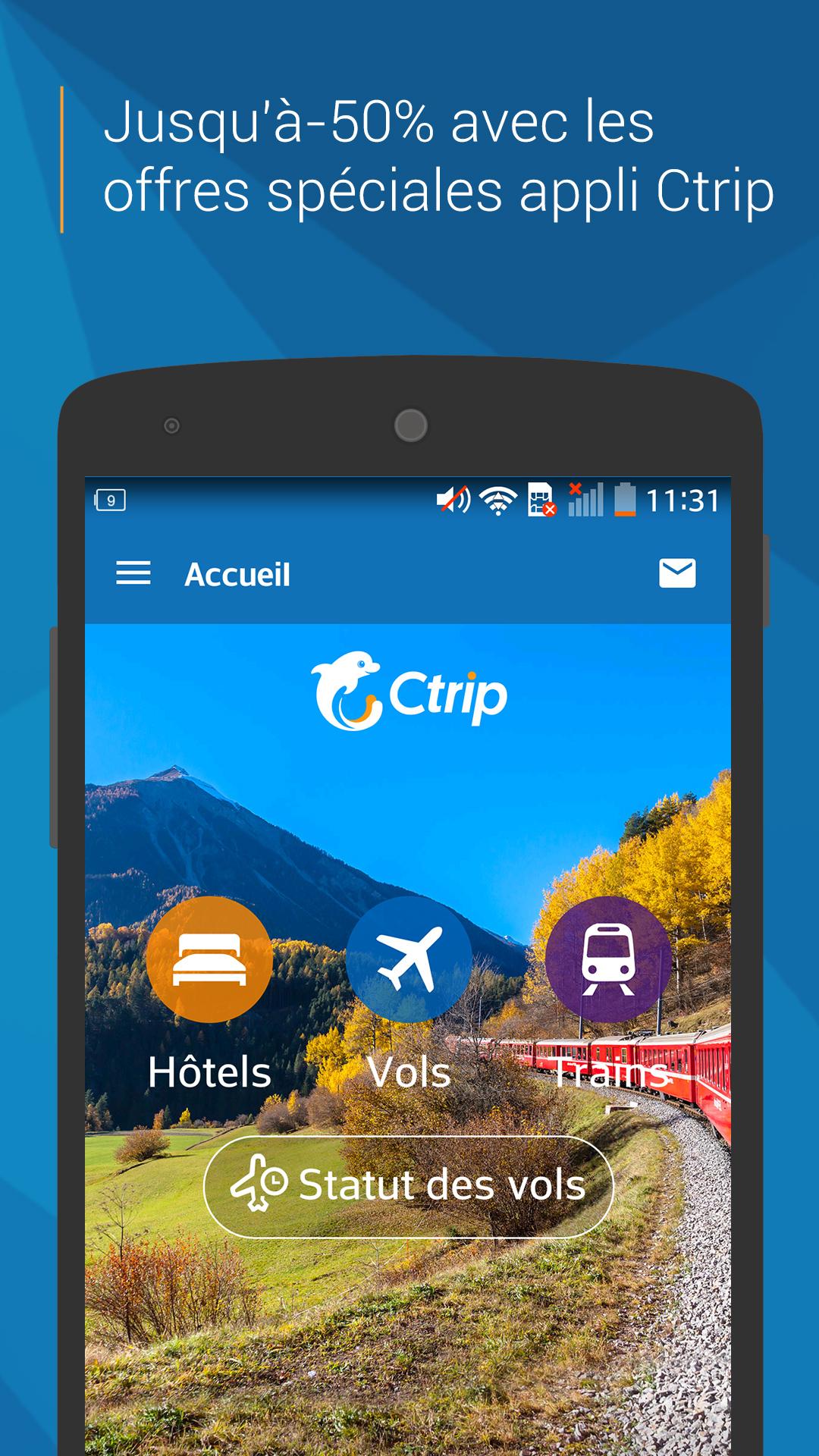 Android application Trip.com: Book Flights, Hotels screenshort