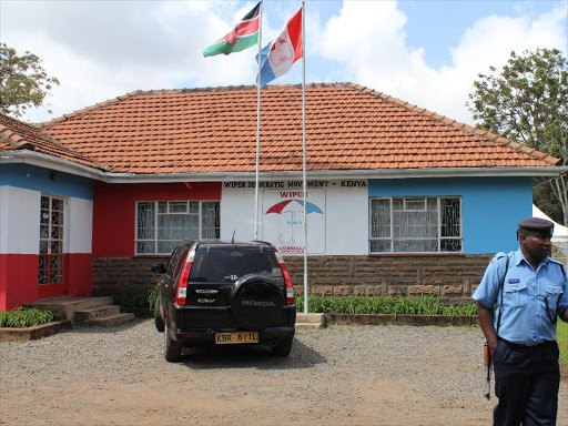 Wiper democratic movement offices. Photo/Monicah Mwangi